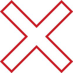 Advertencia de cruce ferroviario con 1 vía.